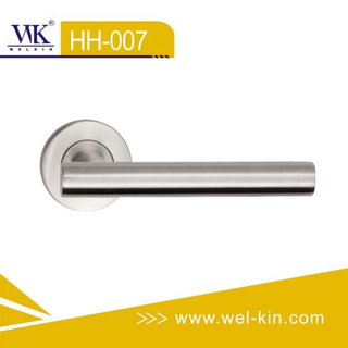 Tiradores de puerta de tubo hueco de acero inoxidable 304 (HH-007)