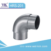 Conector de accesorios de baño de vidrio de acero inoxidable pulido 304 Accesorios de fontanería de tubo (HRS-201)
