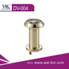 Visor de puerta de aleación de zinc PVD Visor de puerta con orificio de seguridad para puerta (DV-004)