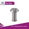 Venta caliente Accesorios de baño Montaje de puerta de vidrio Aleación de zinc Visor de puerta de níquel satinado (DV-002)