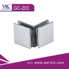Abrazadera de soporte de estante de vidrio de acero inoxidable de montaje en pared para accesorios de hardware Vidrio (GC-203)