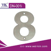 Herrajes para puertas de acero inoxidable 304 Número de puerta Número de placa de puerta 8