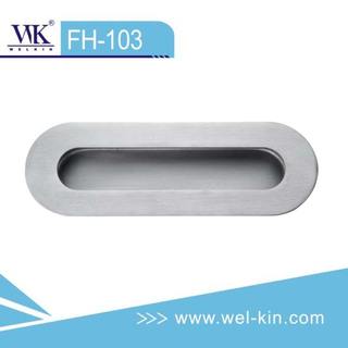 Manija de puerta de manija de muebles oculta de acero inoxidable para gabinete (FH-103)