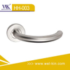 Manija de palanca de puerta de acero inoxidable con manijas de tubo de manija de puerta de fabricación china ligera (HH-003)