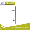 Tirador de tubo de vidrio de acero inoxidable 304 Manijas de baño de puerta corrediza (GPH-206)